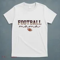 Football Mama Leopard T-Shirt thumb 5