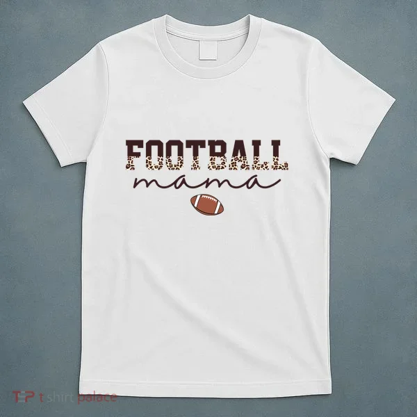 Football Mama Leopard T-Shirt