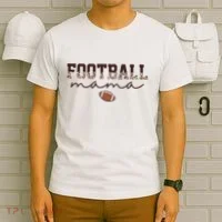 Football Mama Leopard T-Shirt thumb 6
