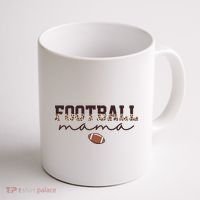 Football Mama Leopard Coffee Mug thumb 1