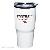 Football Mama Leopard Tumbler thumb 0