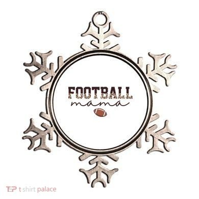 Football Mama Leopard Ornament