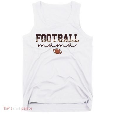 Football Mama Leopard Tank Top