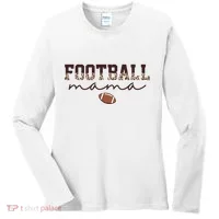 Football Mama Leopard Women's Long Sleeve Shirt thumb 0