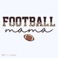 Football Mama Leopard Women's Long Sleeve Shirt thumb 2