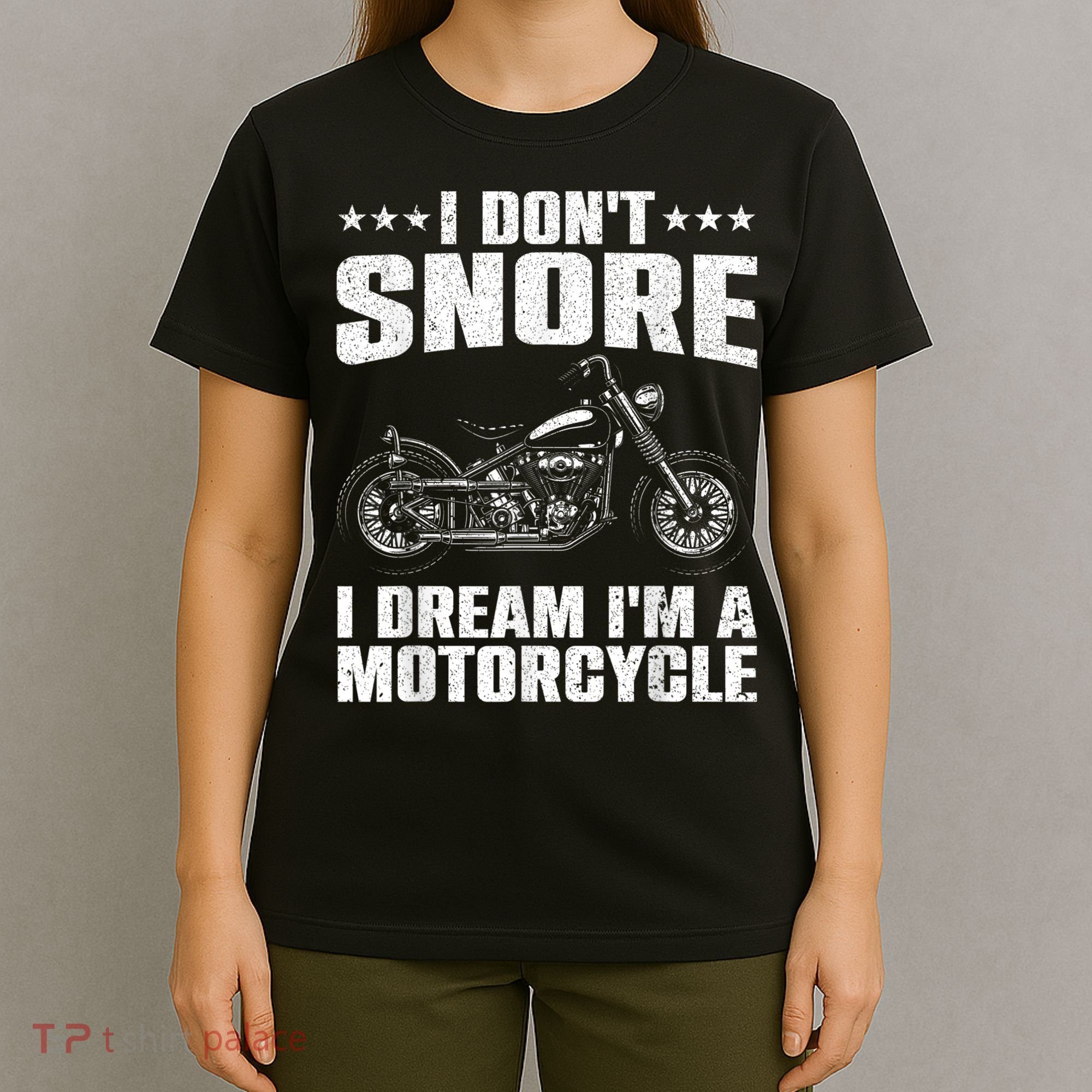 Funny Motorcycle Lover Graphic Women Men Motorbike Rider T-Shirt