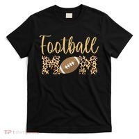 Football Mom Leopard Cute Logo Fan T-Shirt thumb 0