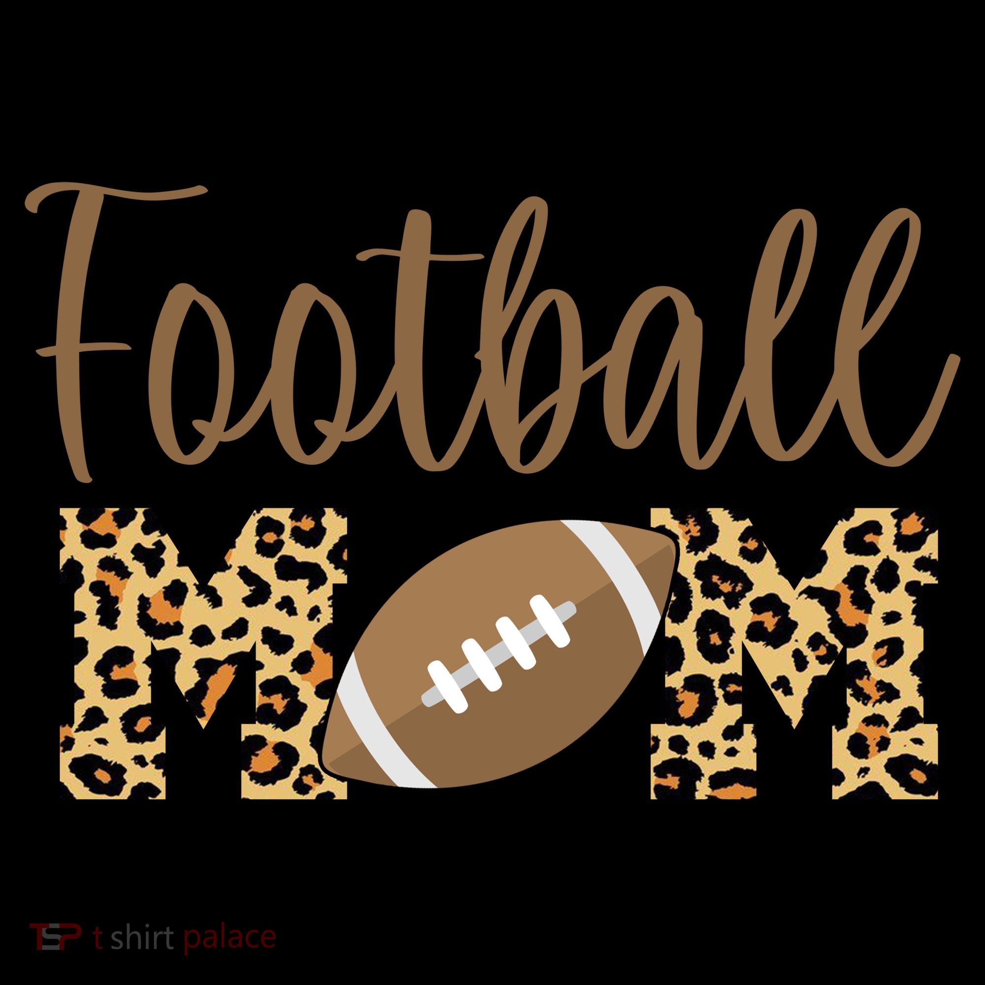 Football Mom Leopard Cute Logo Fan Coffee Mug