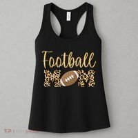 Football Mom Leopard Cute Logo Fan Women's Tank Top thumb 3