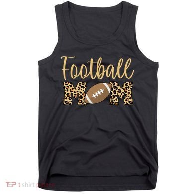 Football Mom Leopard Cute Logo Fan Tank Top