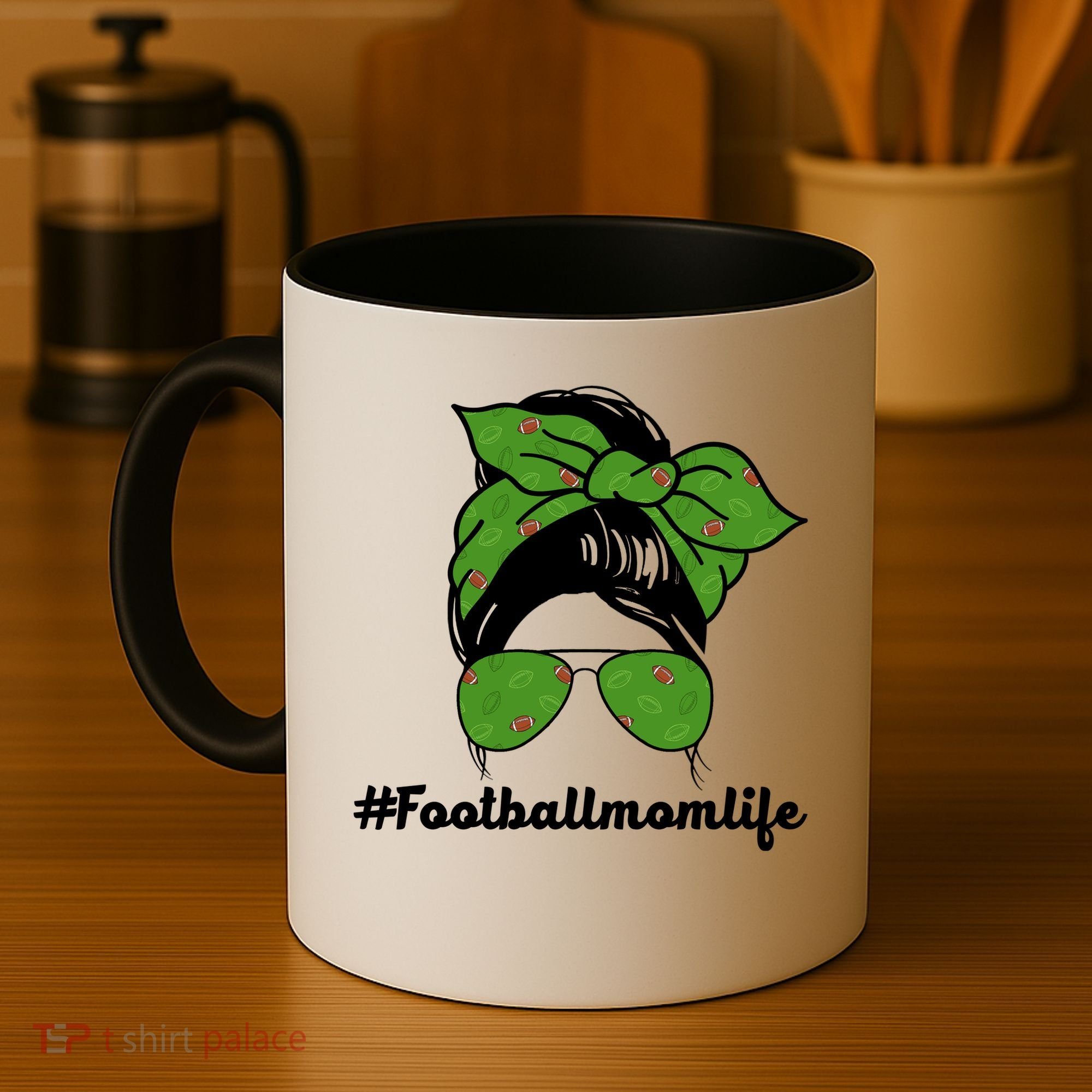 Football Mom Life Coffee Mug