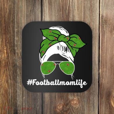Football Mom Life Coaster