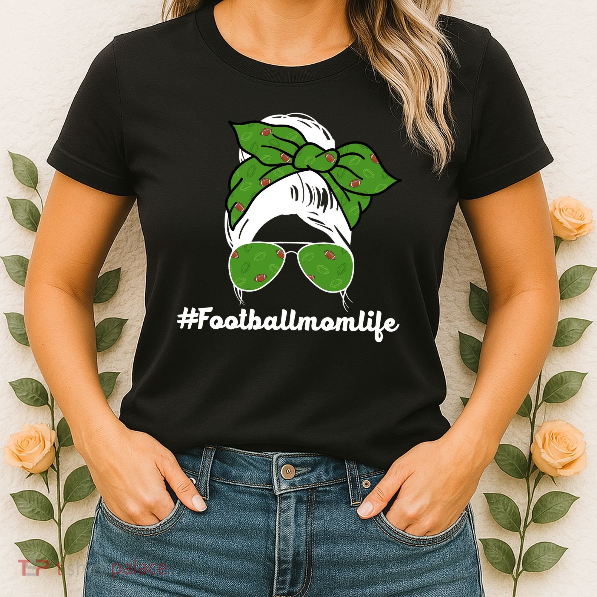 Football Mom Life Women's T-Shirt