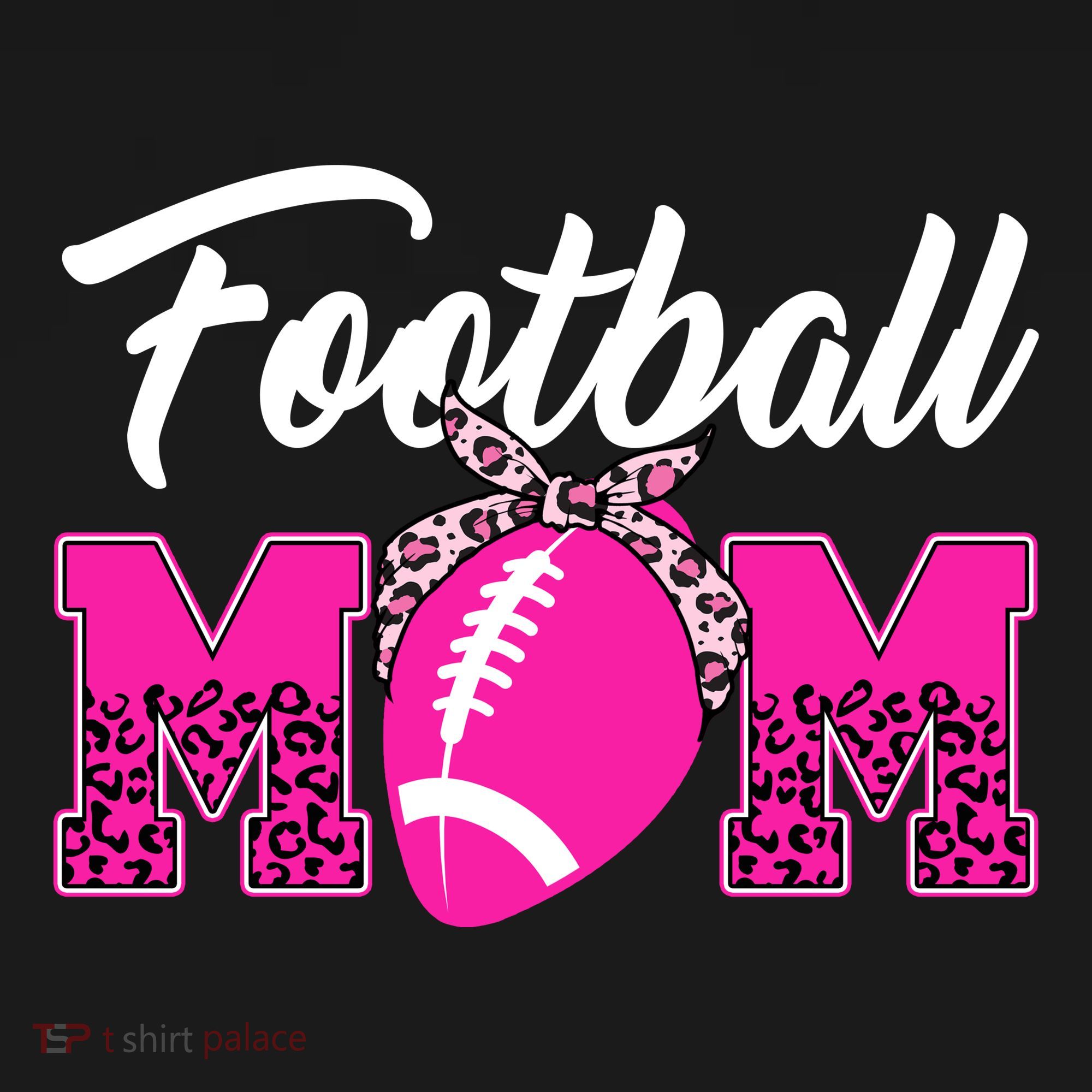 Football Mom Leopard Cute Doggie Tank
