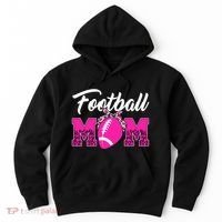 Football Mom Leopard Cute Hoodie thumb 0