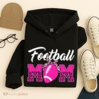 Football Mom Leopard Cute Hoodie thumb 4