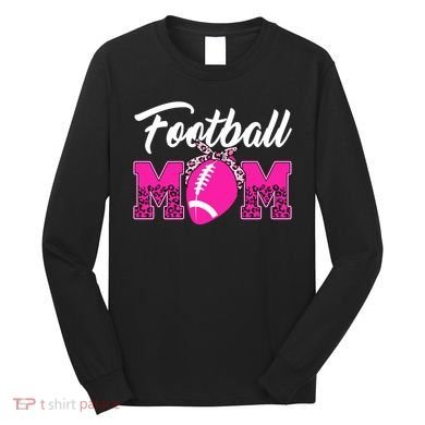 Football Mom Leopard Cute Long Sleeve Shirt