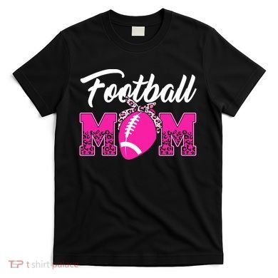 Football Mom Leopard Cute T-Shirt