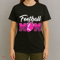 Football Mom Leopard Cute T-Shirt thumb 4