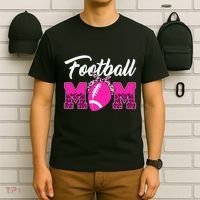 Football Mom Leopard Cute T-Shirt thumb 6