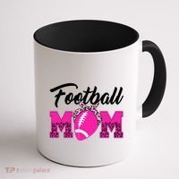 Football Mom Leopard Cute Coffee Mug thumb 1