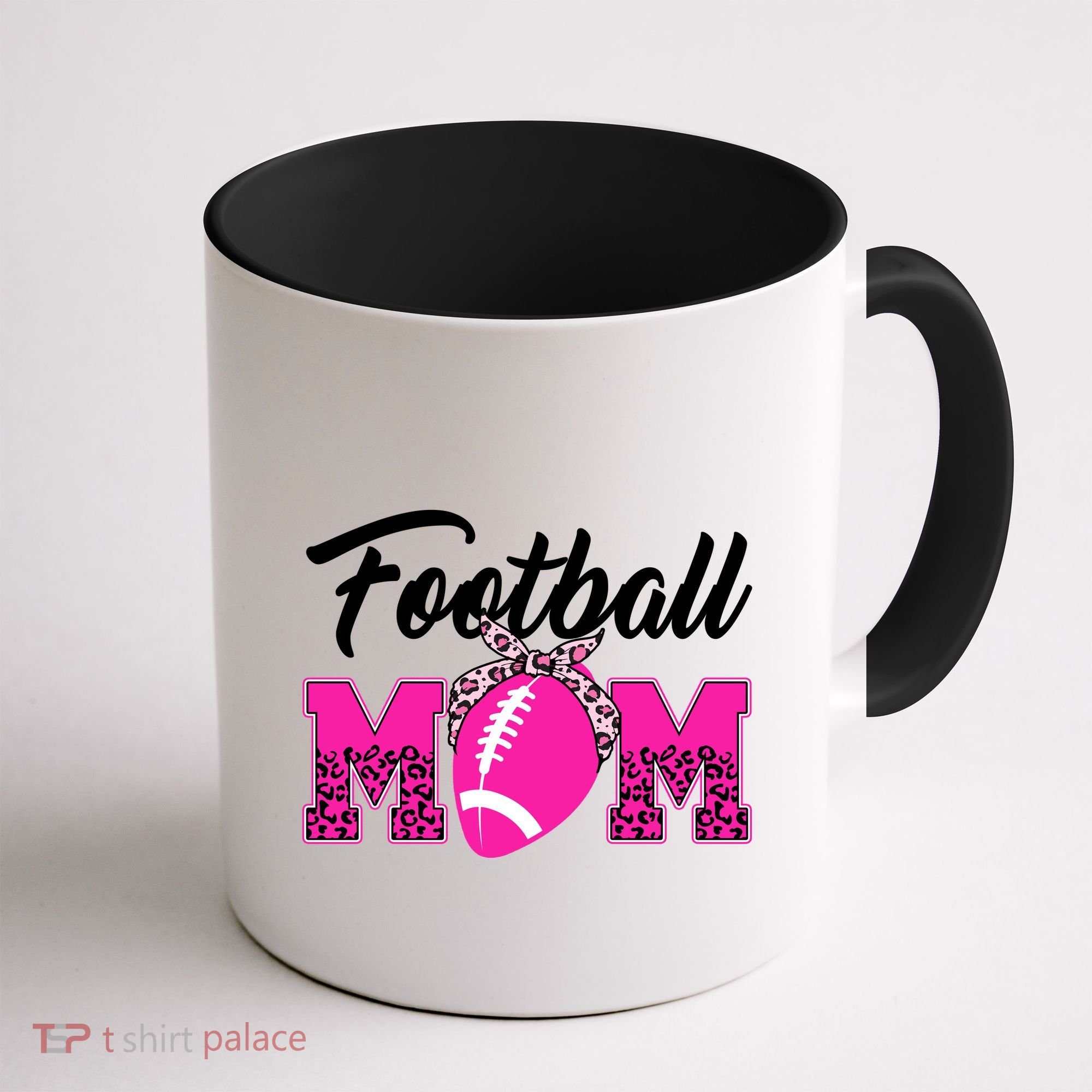 Football Mom Leopard Cute Coffee Mug