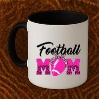 Football Mom Leopard Cute Coffee Mug thumb 2
