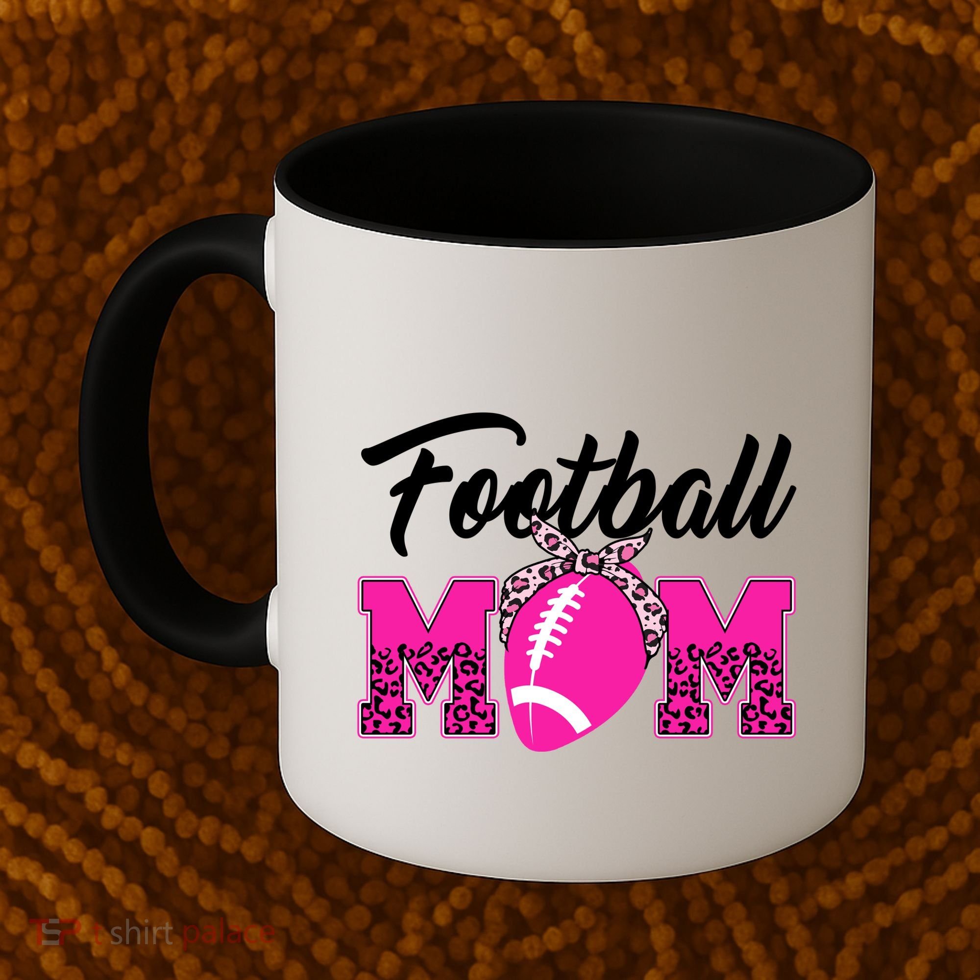Football Mom Leopard Cute Coffee Mug