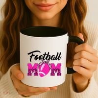 Football Mom Leopard Cute Coffee Mug thumb 3