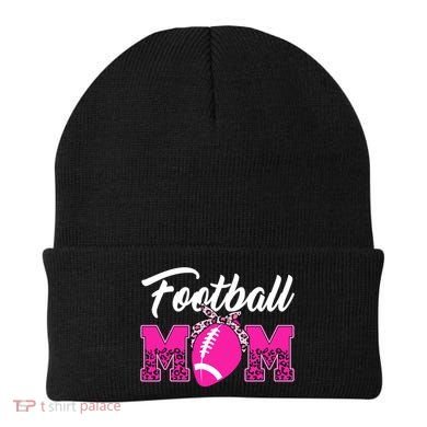 Football Mom Leopard Cute Beanie