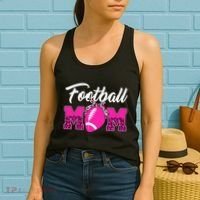 Football Mom Leopard Cute Women's Tank Top thumb 2