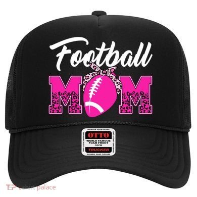 Football Mom Leopard Cute Hat
