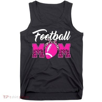 Football Mom Leopard Cute Tank Top