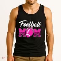 Football Mom Leopard Cute Tank Top thumb 3