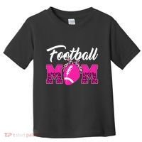 Football Mom Leopard Cute Toddler T-Shirt thumb 0