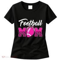 Football Mom Leopard Cute Women's T-Shirt thumb 0
