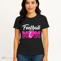 Football Mom Leopard Cute Women's T-Shirt thumb 4