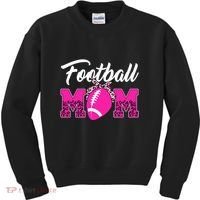 Football Mom Leopard Cute Kids Sweatshirt thumb 0