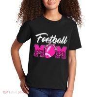 Football Mom Leopard Cute Kids T-Shirt thumb 2