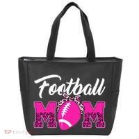 Football Mom Leopard Cute Tote Bag thumb 0