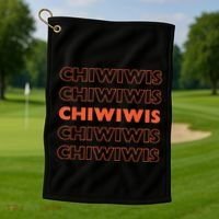 Funny Mexican Latino Chicano Cinco De Mayo Chiwiwis Golf Towel thumb 1