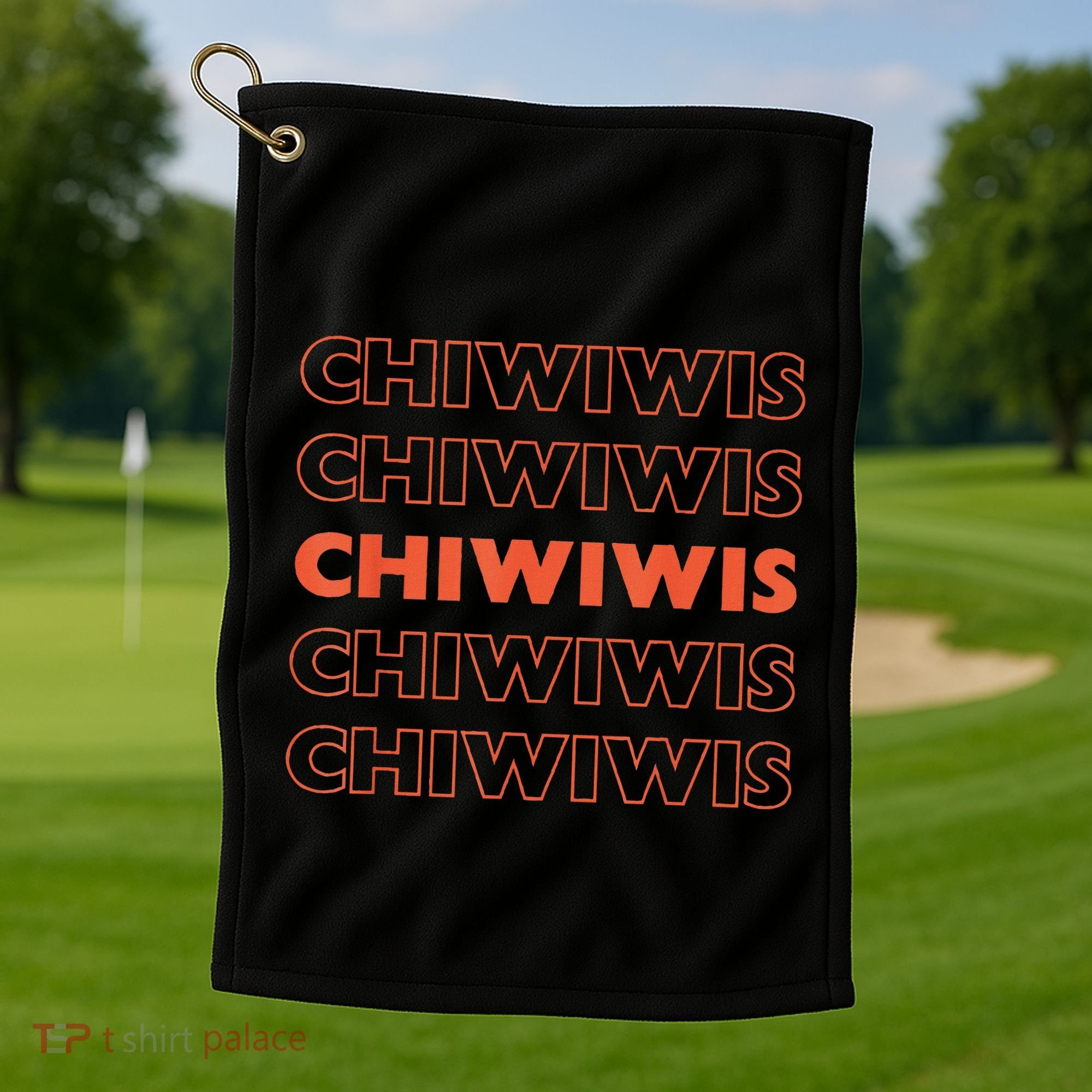 Funny Mexican Latino Chicano Cinco De Mayo Chiwiwis Golf Towel