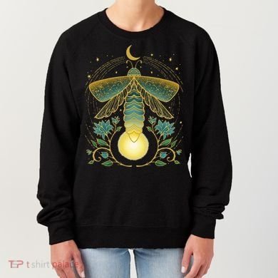 Firefly Magical Lunar Mystical Design For Nature Lovers Women's Sweatshirt