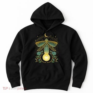 Firefly Magical Lunar Mystical Design For Nature Lovers Hoodie