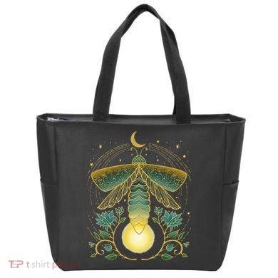Firefly Magical Lunar Mystical Design For Nature Lovers Tote Bag