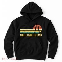 Funny Mormon Missionary Lds Basketball And It Came To Pass Hoodie thumb 0
