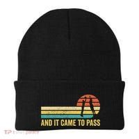 Funny Mormon Missionary Lds Basketball And It Came To Pass Beanie thumb 0