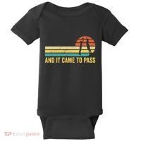 Funny Mormon Missionary Lds Basketball And It Came To Pass Baby Bodysuit thumb 0