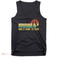 Funny Mormon Missionary Lds Basketball And It Came To Pass Tank Top thumb 0