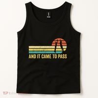 Funny Mormon Missionary Lds Basketball And It Came To Pass Tank Top thumb 2